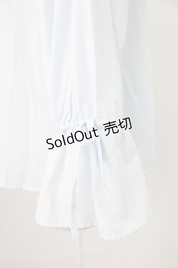 画像3: axes femme POETIQUE / ファンタジータイムブラウス  サックスＸ白 T-26-02-07-002-AX-BL-SA-ZT (3)