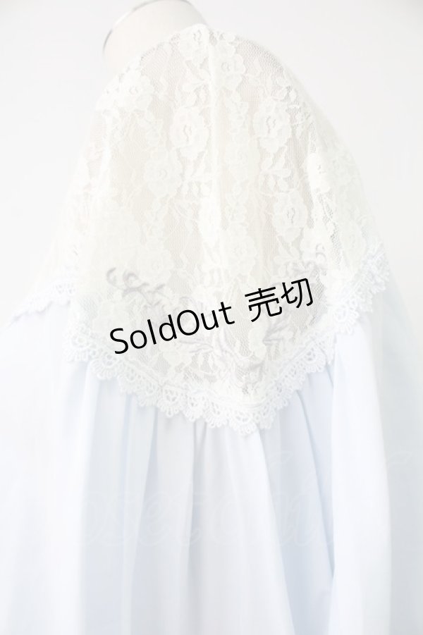 画像4: axes femme POETIQUE / ファンタジータイムブラウス  サックスＸ白 T-26-02-07-002-AX-BL-SA-ZT (4)