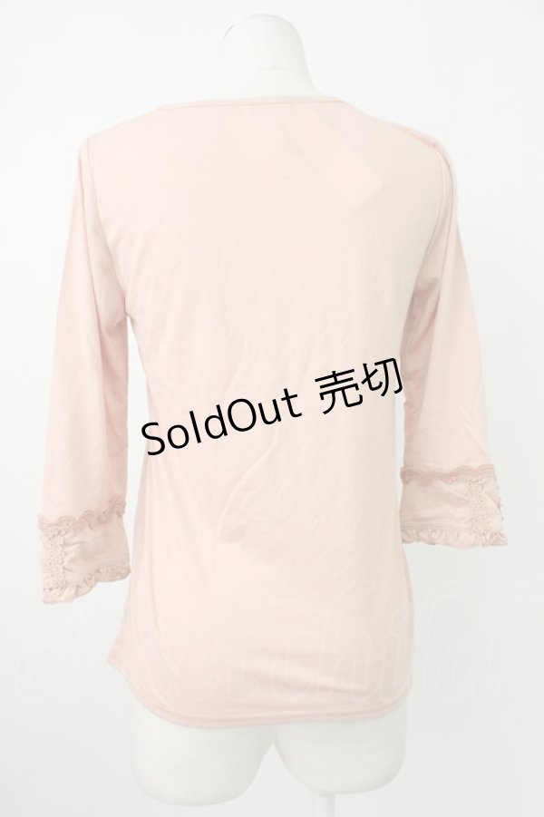 画像2: axes femme / コットンレースインナープルオーバー M アワピンク T-26-02-07-003-AX-TO-SA-ZT582 (2)