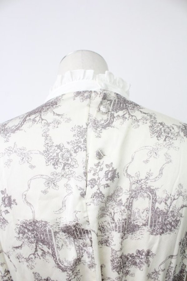 画像3: m petit by misako / AM*トワルドジュイワンピース S アイボリー T-26-02-07-006-LO-OP-SA-ZT (3)