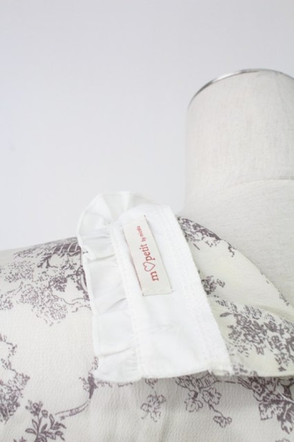 画像7: m petit by misako / AM*トワルドジュイワンピース S アイボリー T-26-02-07-006-LO-OP-SA-ZT (7)