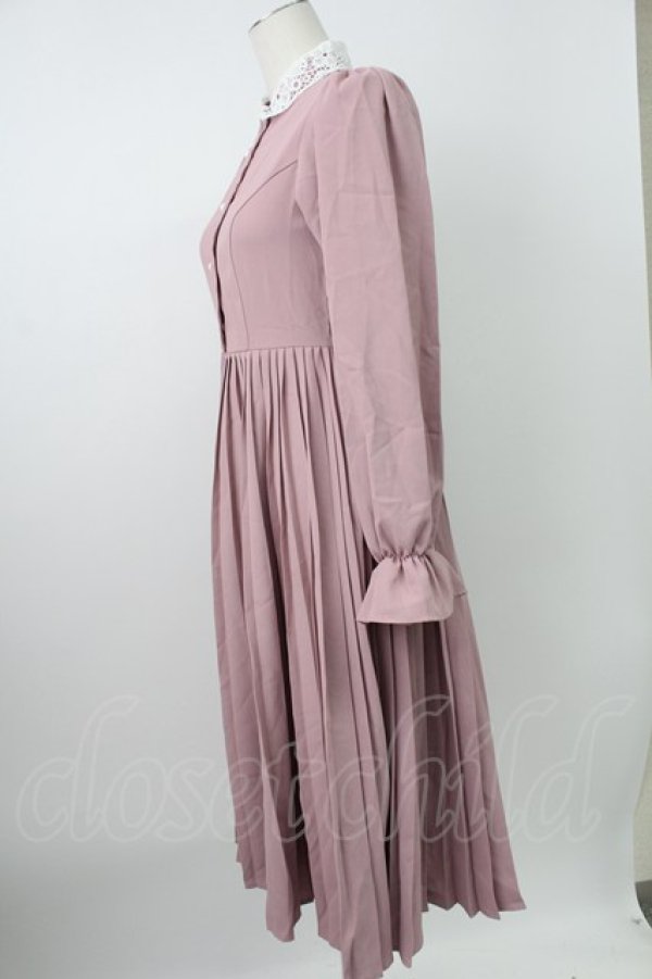 画像3: m petit by misako / AM*レースエリプリーツワンピース S ピンク T-26-02-07-007-LO-OP-SA-ZT (3)