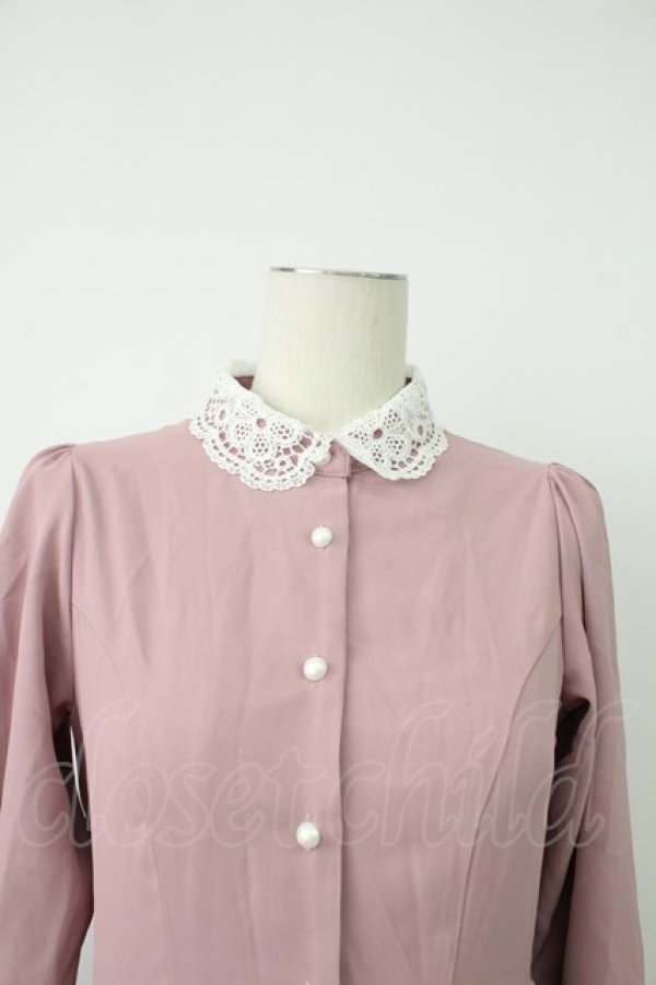 画像4: m petit by misako / AM*レースエリプリーツワンピース S ピンク T-26-02-07-007-LO-OP-SA-ZT (4)