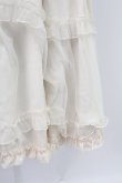 画像5: m petit by misako / NINA'S RVパニエスカート S サックスＸアイボリー T-26-02-07-011-LO-SK-SA-ZT583 (5)