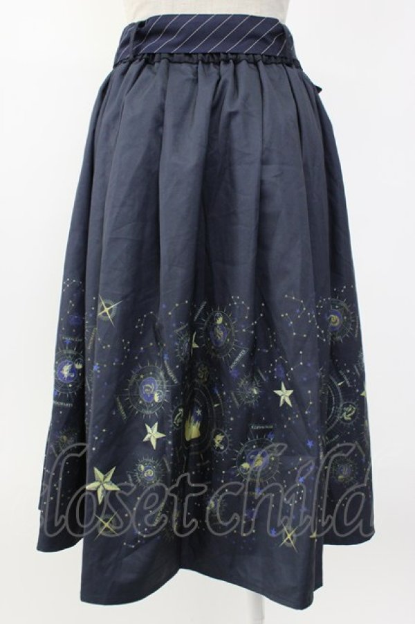 画像2: axes femme / ハリー・ポッター/ベルト付スカート  ネイビー T-26-02-08-032-AX-SK-SA-ZT (2)