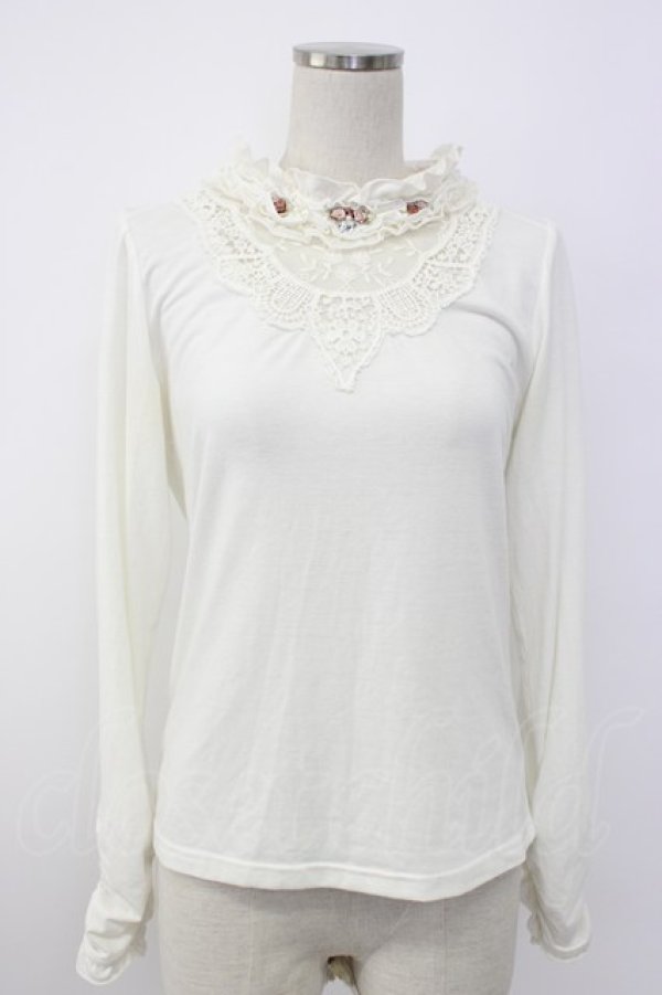 画像1: axes femme / ガーデンフリルインナー M キナリ T-26-02-08-017-AX-TO-SA-ZT (1)