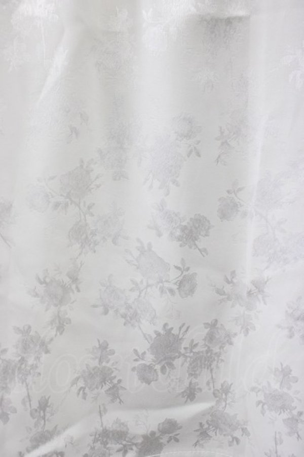 画像5: axes femme / チャイナ釦ジャカードブラウス  ホワイト T-26-02-08-019-AX-BL-SA-ZT (5)