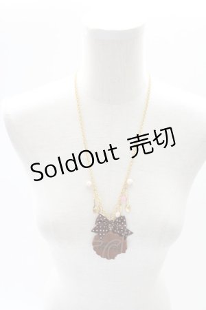 画像: Angelic Pretty / Sweet Creamビスケットネックレス  ブラウン T-26-02-10-022-AP-AC-SA-ZT