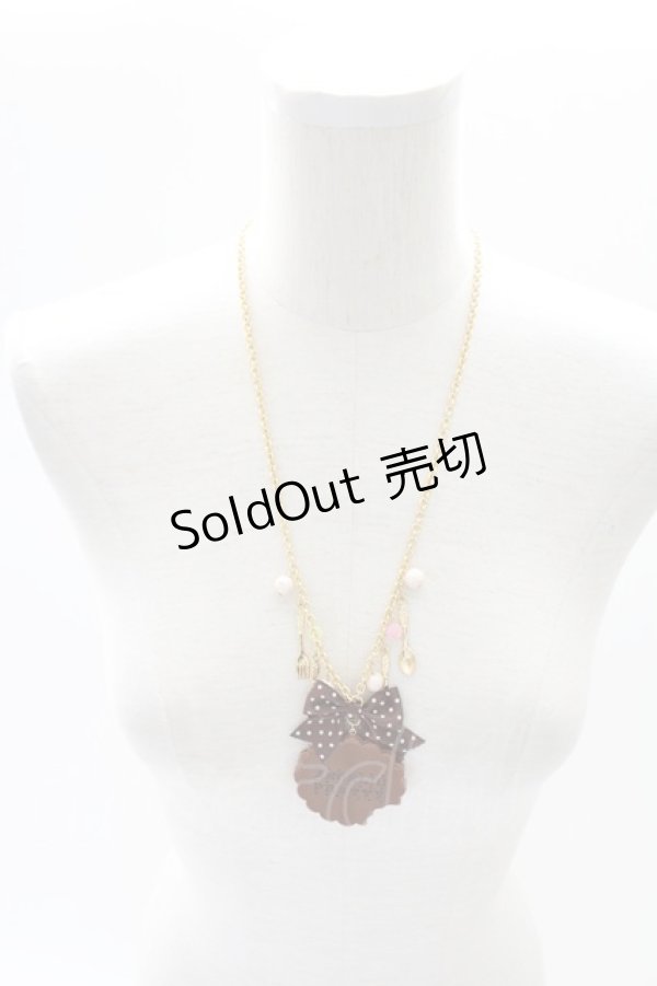 画像1: Angelic Pretty / Sweet Creamビスケットネックレス  ブラウン T-26-02-10-022-AP-AC-SA-ZT (1)