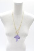 画像1: Angelic Pretty / Cecilia Crossネックレス（ラベンダー）  ラベンダー T-26-02-10-023-AP-AC-SA-ZT (1)