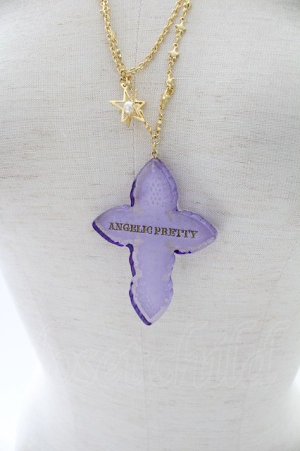 画像6: Angelic Pretty / Cecilia Crossネックレス（ラベンダー）  ラベンダー T-26-02-10-023-AP-AC-SA-ZT (6)