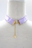 画像2: Angelic Pretty / Horrorコフィンチョーカー  パープル T-26-02-10-025-AP-AC-SA-ZT (2)