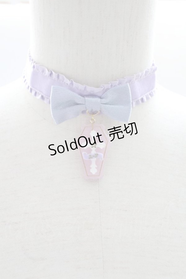 画像4: Angelic Pretty / Horrorコフィンチョーカー  パープル T-26-02-10-025-AP-AC-SA-ZT (4)