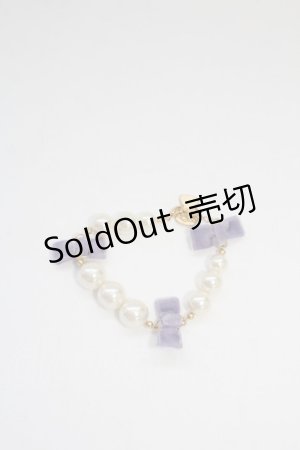 画像: Angelic Pretty / Cinema Dollブレスレット  ラベンダー T-26-02-10-026-AP-AC-SA-ZT575F005