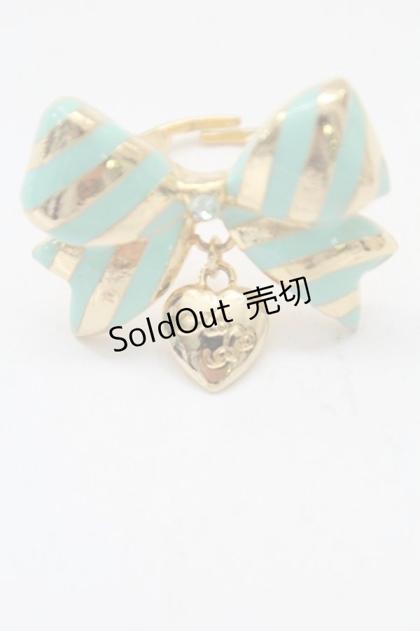 画像4: Angelic Pretty / Sweetストライプリボンリング  ミント T-26-02-10-028-AP-AC-SA-ZT (4)