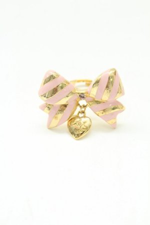 画像: Angelic Pretty / Sweetストライプリボンリング  ピンク T-26-02-10-029-AP-AC-SA-ZT