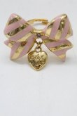 画像4: Angelic Pretty / Sweetストライプリボンリング  ピンク T-26-02-10-029-AP-AC-SA-ZT (4)