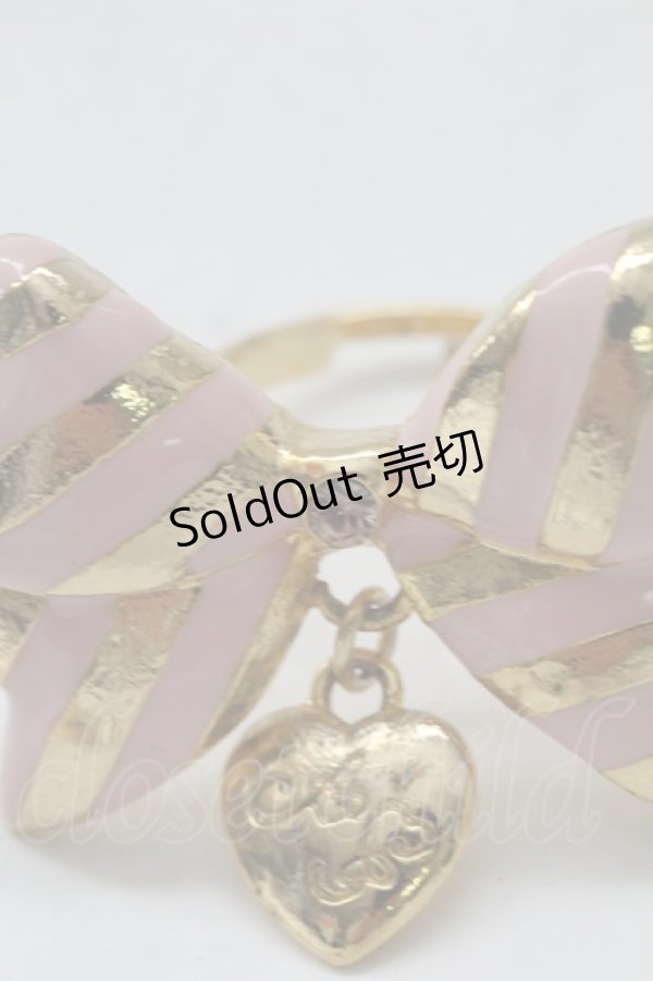 画像5: Angelic Pretty / Sweetストライプリボンリング  ピンク T-26-02-10-029-AP-AC-SA-ZT575F005 (5)