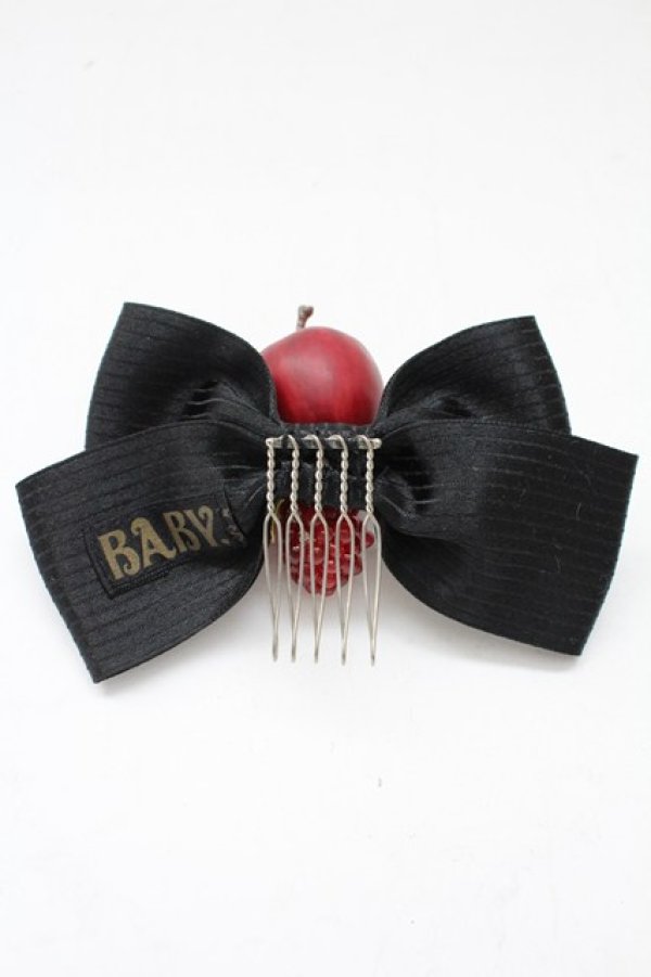 画像6: BABY,THE STARS SHINE BRIGHT / 赤いひとかけらのMarchenリボンコーム  ブラック T-26-02-10-031-BA-ZA-SA-ZT (6)