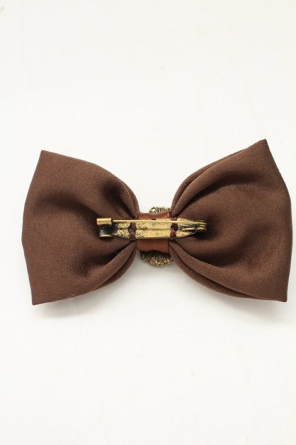 画像2: axes femme / リボンブローチ  ブラウン T-26-02-10-032-AX-AC-IG-ZT (2)