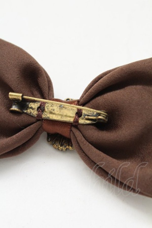 画像3: axes femme / リボンブローチ  ブラウン T-26-02-10-032-AX-AC-IG-ZT (3)