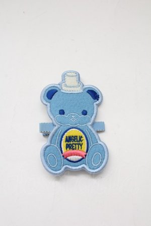 画像: Angelic Pretty / HAT Sunny Smile Bearワッペンクリップ  青 T-26-02-10-035-AP-AC-SA-ZT