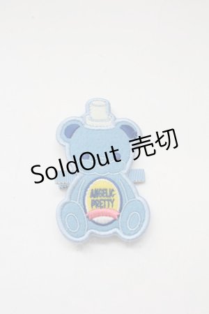 画像: Angelic Pretty / HAT Sunny Smile Bearワッペンクリップ  青 T-26-02-10-035-AP-AC-SA-ZT575F005