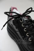 画像14: YOSUKE / 厚底レースアップスニーカー 25.0cm ブラック T-26-02-10-037-PU-SH-OW-ZT (14)