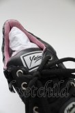 画像15: YOSUKE / 厚底レースアップスニーカー 25.0cm ブラック T-26-02-10-037-PU-SH-OW-ZT (15)