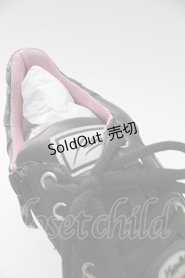 画像15: YOSUKE / 厚底レースアップスニーカー 25.0cm ブラック T-26-02-10-037-PU-SH-OW-ZT (15)