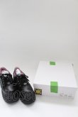 画像18: YOSUKE / 厚底レースアップスニーカー 25.0cm ブラック T-26-02-10-037-PU-SH-OW-ZT (18)