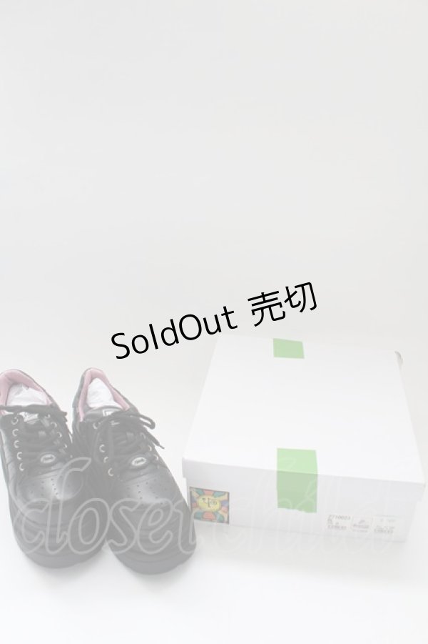 画像18: YOSUKE / 厚底レースアップスニーカー 25.0cm ブラック T-26-02-10-037-PU-SH-OW-ZT (18)