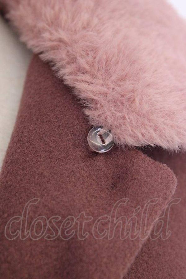 画像7: m petit by misako / AM*リボンコート M ピンク T-26-02-10-005-LO-CO-SA-ZT (7)