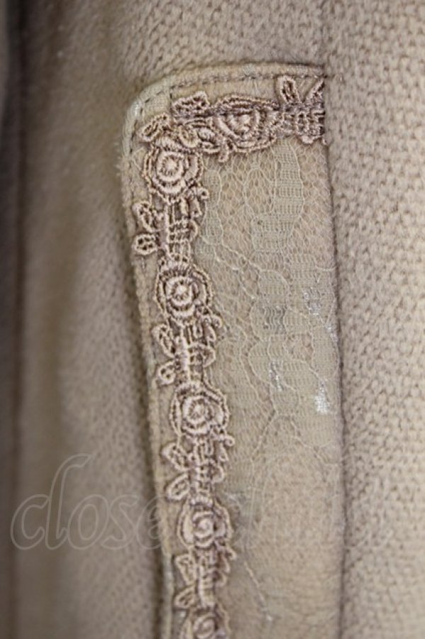 画像5: axes femme / レース襟コート  キャメル T-26-02-10-006-AX-CO-IG-ZT (5)