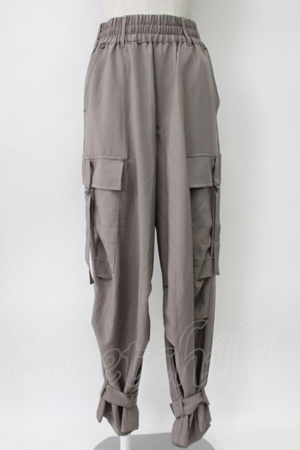 画像1: axes femme / ミリタリー風カーゴパンツ  カーキ T-26-02-10-010-AX-PA-SA-ZT (1)