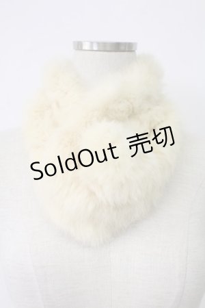 画像: axes femme / ファーティペット  生成り T-26-02-10-011-AX-ZA-IG-ZT575