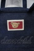画像3: PINK HOUSE / テディベア刺繍ブリーフケース  インディゴ T-26-02-10-016-LO-BG-SA-ZT (3)