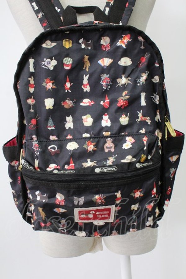 画像2: PINK HOUSE / ピンクハウスフェイバリッツB  黒 T-26-02-10-017-LO-BG-SA-ZT (2)