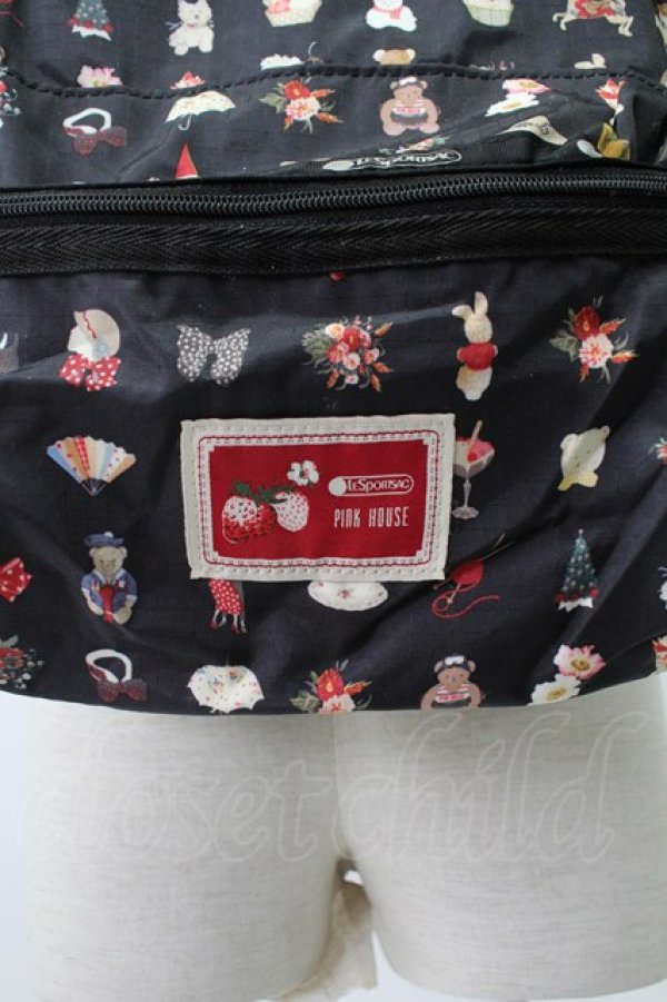 画像3: PINK HOUSE / ピンクハウスフェイバリッツB  黒 T-26-02-10-017-LO-BG-SA-ZT (3)