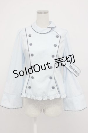 画像: metamorphose / Little Nurse 長袖ブラウス 1 サックス T-26-02-15-030-ME-BL-SA-ZT
