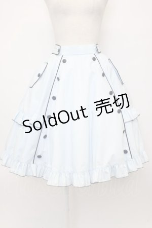 画像: metamorphose / Little Nurse フリルスカート 1 サックス T-26-02-15-031-ME-SK-SA-ZT