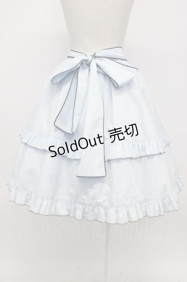 画像2: metamorphose / Little Nurse フリルスカート 1 サックス T-26-02-15-031-ME-SK-SA-ZT (2)