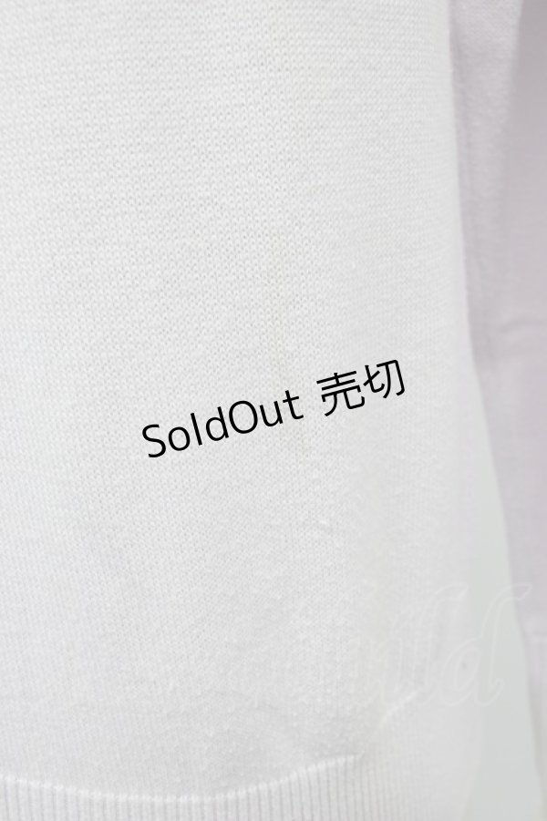 画像3: Ank Rouge / 襟型チュール型抜き長袖ニットトップス M ラベンダー T-26-02-15-035-CA-TO-HR-ZT (3)