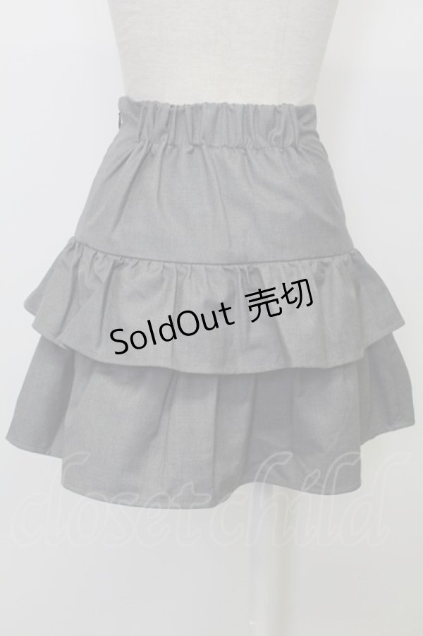 画像2: jouetie / レースアップティアードミニスカパン M グレー T-26-02-15-006-EL-SK-SA-ZT555 (2)
