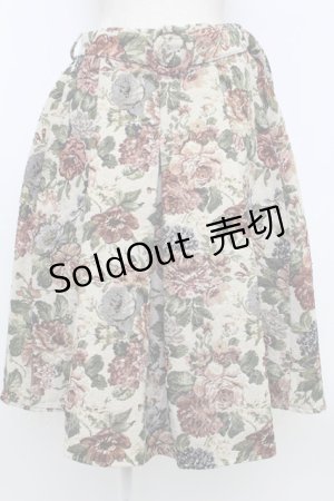 画像: axes femme POETIQUE / ゴブランタックＡラインスカート  ブラウン T-26-02-15-007-AX-SK-SA-ZT