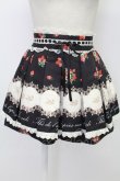 画像1: Ank Rouge / aftanoon tea printスカパン  黒 T-26-02-15-008-CA-PA-SA-ZT (1)