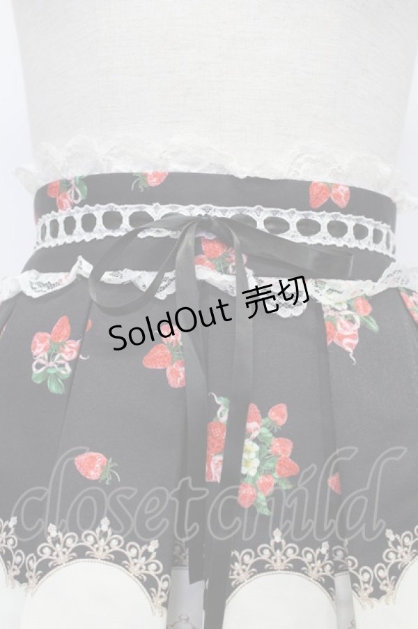 画像3: Ank Rouge / aftanoon tea printスカパン  黒 T-26-02-15-008-CA-PA-SA-ZT (3)