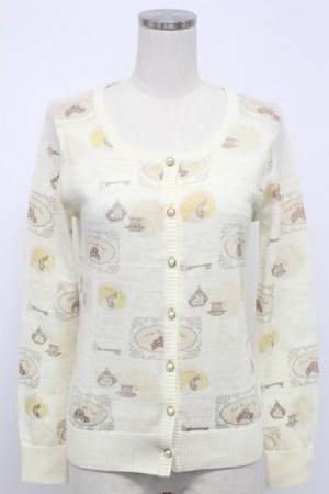 画像: Ank Rouge / カフェptカーディガン M アイボリー T-26-02-15-010-CA-TO-SA-ZT