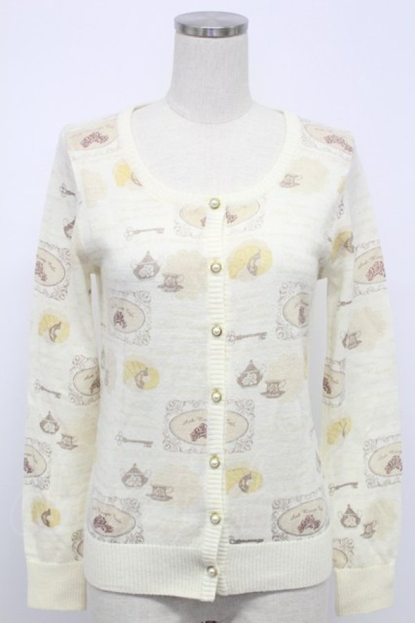 画像1: Ank Rouge / カフェptカーディガン M アイボリー T-26-02-15-010-CA-TO-SA-ZT (1)