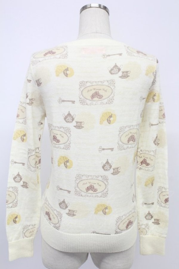 画像2: Ank Rouge / カフェptカーディガン M アイボリー T-26-02-15-010-CA-TO-SA-ZT (2)